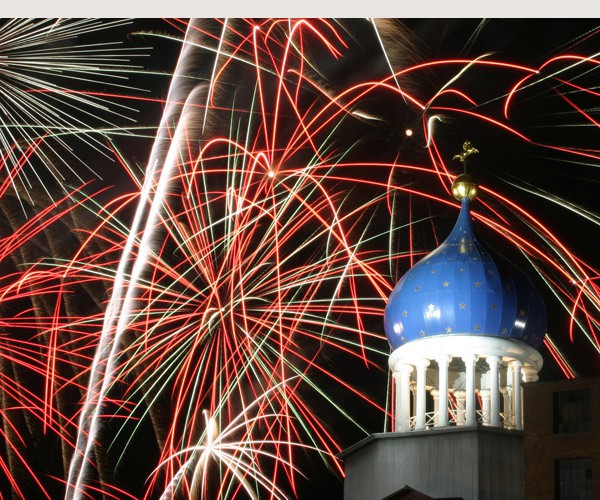 Fireworks Over Colt Dome